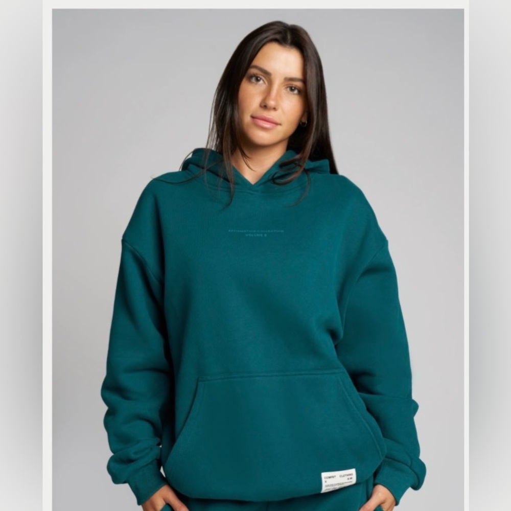 Comfrt Affirmation Hoodie in Alpine. NWT.